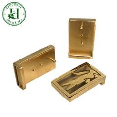 Mặt khóa thắt lưng chính hãng Hội Cá Sấu Crocodile thép nguyên khối cao cấp
