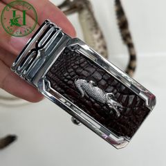 Mặt khóa thắt lưng chính hãng Hội Cá Sấu Crocodile hợp kim cao cấp