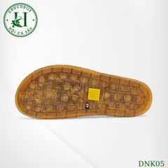 Dép nam quai ngang cá sấu HỘI CÁ SẤU CROCODILE DNK05 , đế TPR siêu bền khâu viền thủ công đi êm chân, BH 5 năm