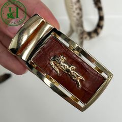 Mặt khóa thắt lưng chính hãng Hội Cá Sấu Crocodile hợp kim cao cấp