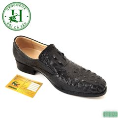 GTG139 – Giày Tây Loafer da gù cá sấu thật, thủ công cao cấp, đẳng cấp quý ông