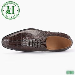GTD01 – Giày Tây Oxford da đuôi cá sấu thủ công, chuẩn phong cách quý ông