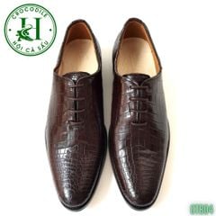 GTB04 – Giày Tây Oxford da cá sấu thật | Biểu tượng của sự lịch lãm & cá nhân hóa đỉnh cao