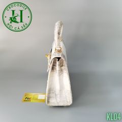 Túi nữ da cá sấu bạch tạng cao cấp KL04