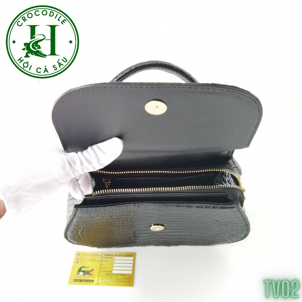 Túi nữ da cá sấu cao cấp TV02