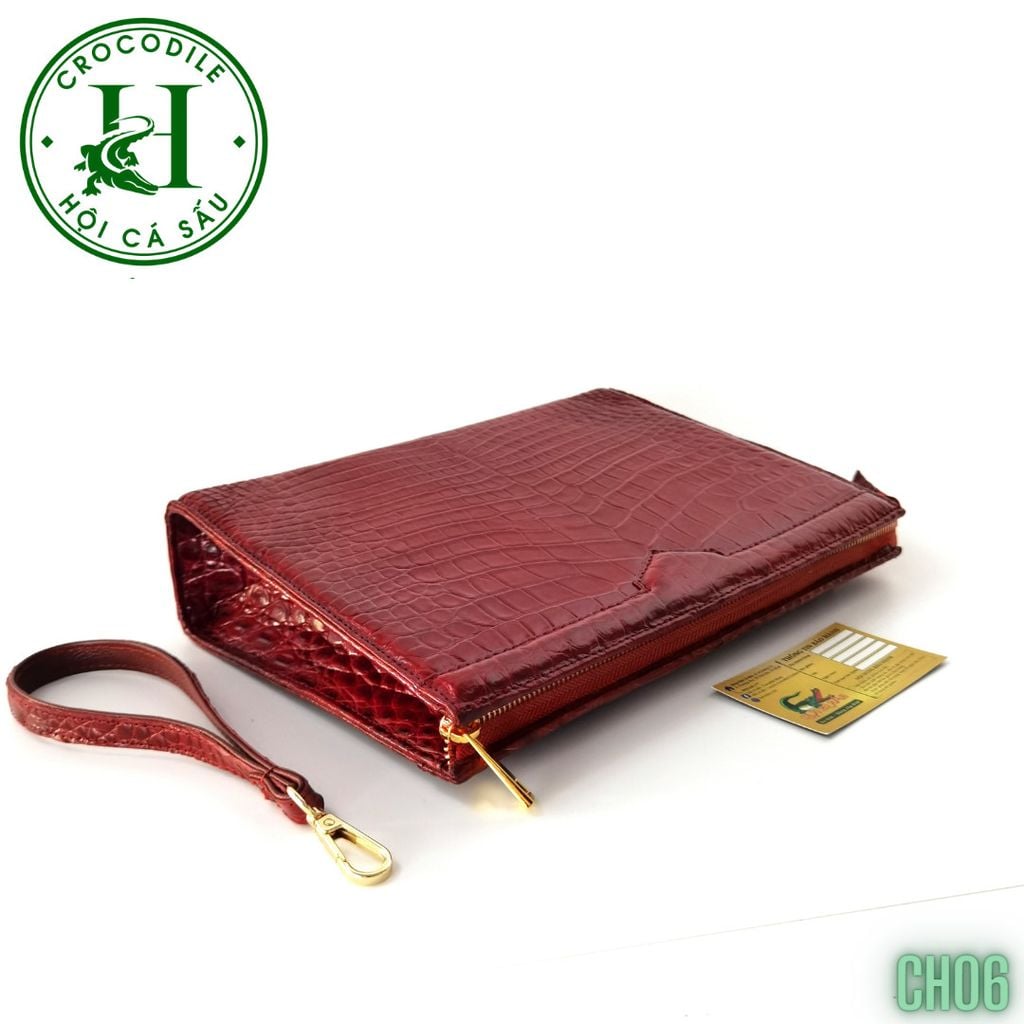 Clutch nam da cá sấu CH06 – Tuyên ngôn đẳng cấp dành cho quý ông hiện đại