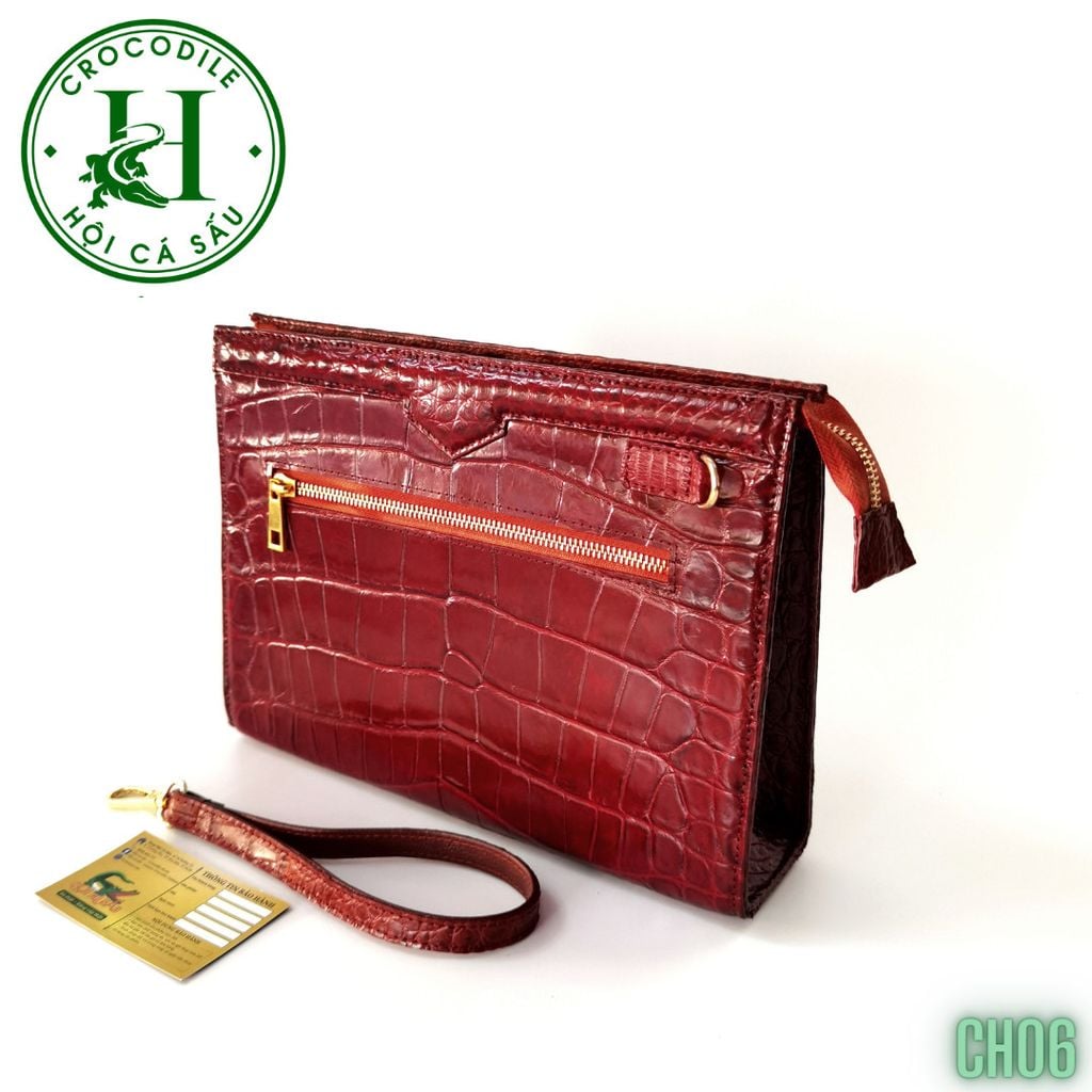 Clutch nam da cá sấu CH06 – Tuyên ngôn đẳng cấp dành cho quý ông hiện đại