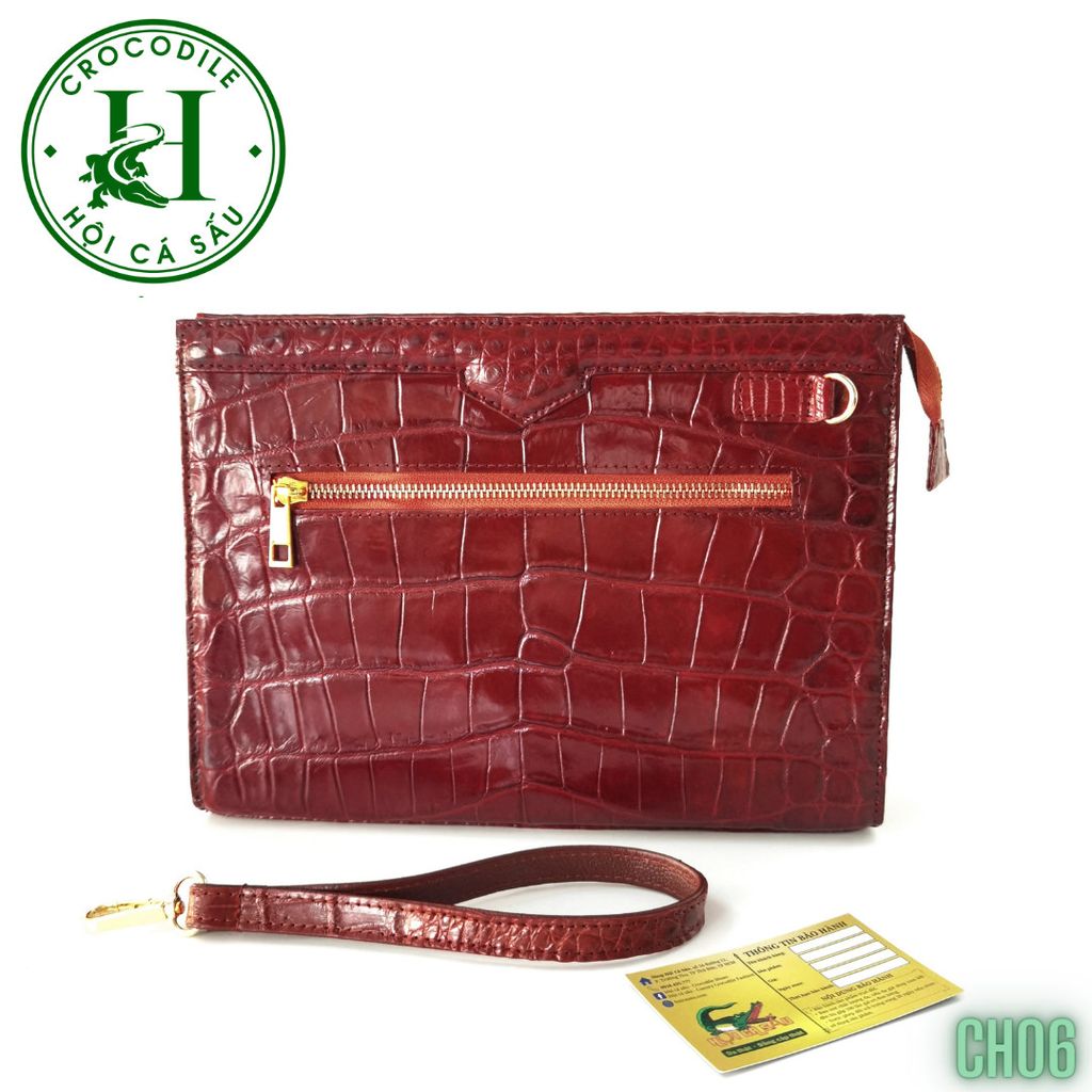 Clutch nam da cá sấu CH06 – Tuyên ngôn đẳng cấp dành cho quý ông hiện đại