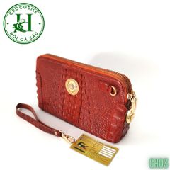 Clutch kẹp nách nam da cá sấu cao cấp CH03
