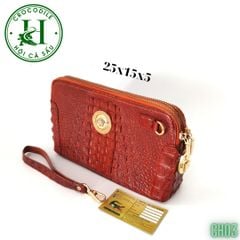 Clutch kẹp nách nam da cá sấu cao cấp CH03