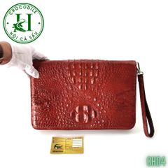 Ví cầm tay 2 kéo size lớn da cá sấu cao cấp CH04