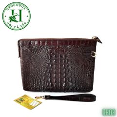 Clutch kẹp nách nam da cá sấu cao cấp CH08