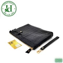 Clutch kẹp nách nam da cá sấu cao cấp CH09