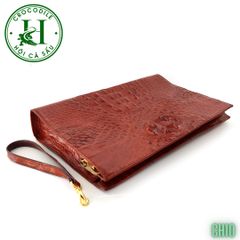 Clutch kẹp nách nam da cá sấu cao cấp CH10