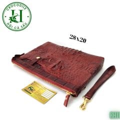 Clutch kẹp nách nam da cá sấu cao cấp CH11