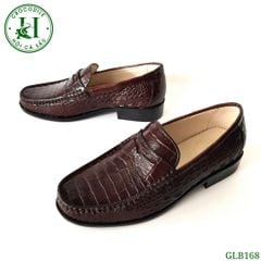 GLB168 – Giày loafer da bụng cá sấu thật cao cấp | Sang trọng, thủ công tỉ mỉ