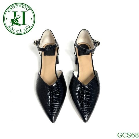 Giày nữ cao gót da cá sấu cao cấp GCS68
