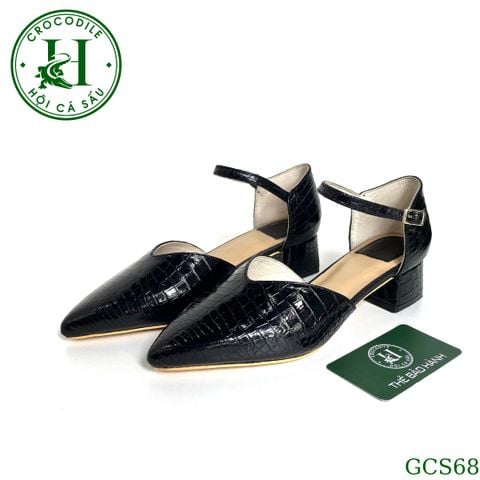 Giày nữ cao gót da cá sấu cao cấp GCS68