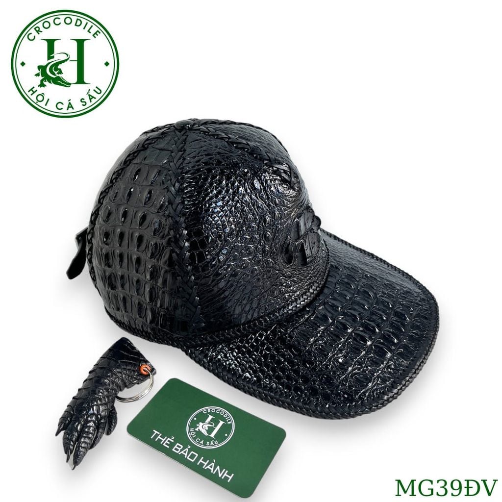 Nón lưỡi trai da cá sấu thật cao cấp MG39DV