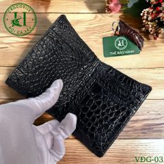 Ví nam phom đứng da gù cá sấu cao cấp - VDG