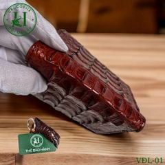 Ví nam phom đứng da lưng cá sấu cao cấp - VDL