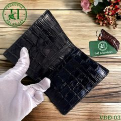 Ví nam phom đứng da đuôi cá sấu cao cấp - VDD