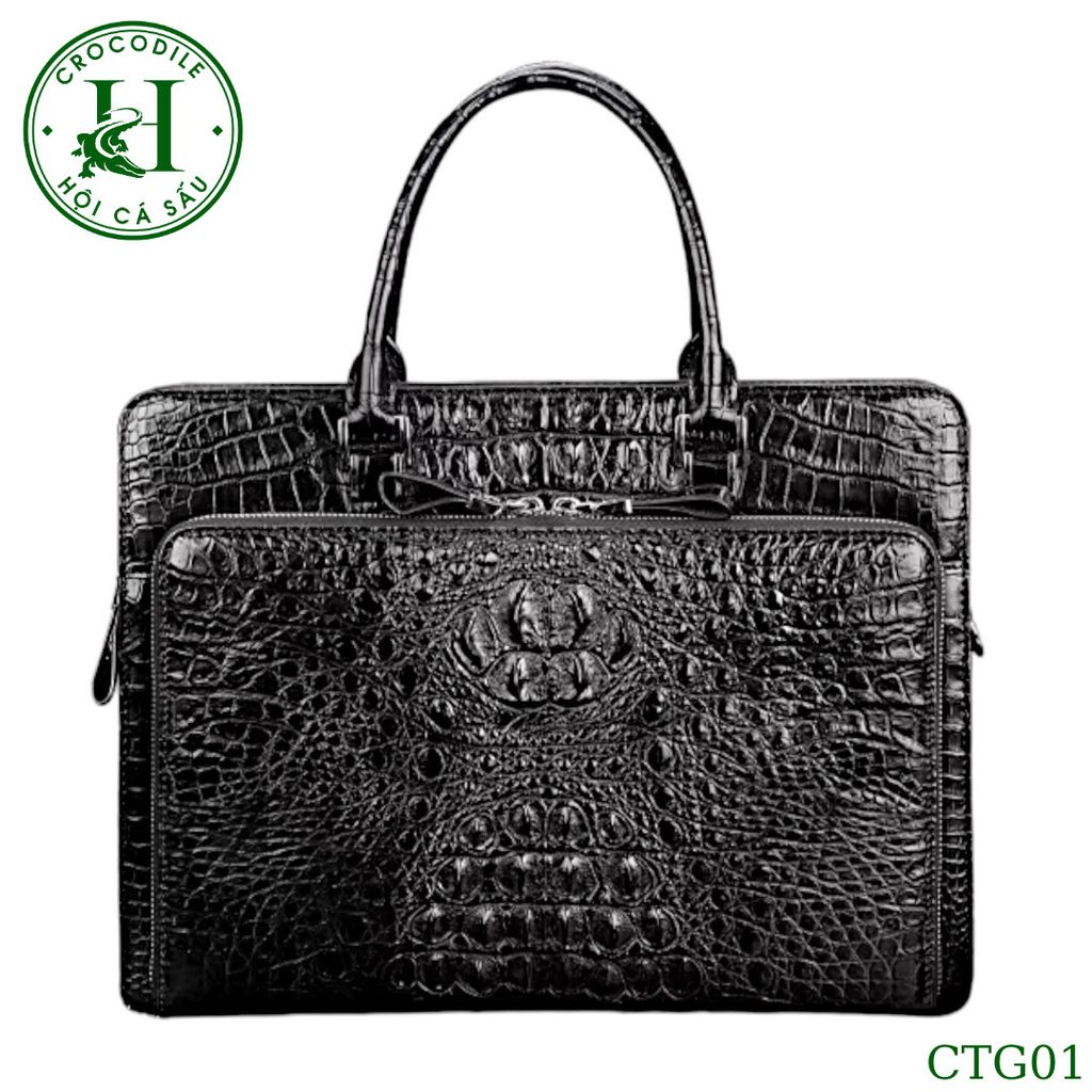 Cặp táp công sở da gù cá sấu cao cấp CTG01