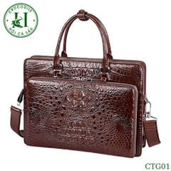 Cặp táp công sở da gù cá sấu cao cấp CTG01
