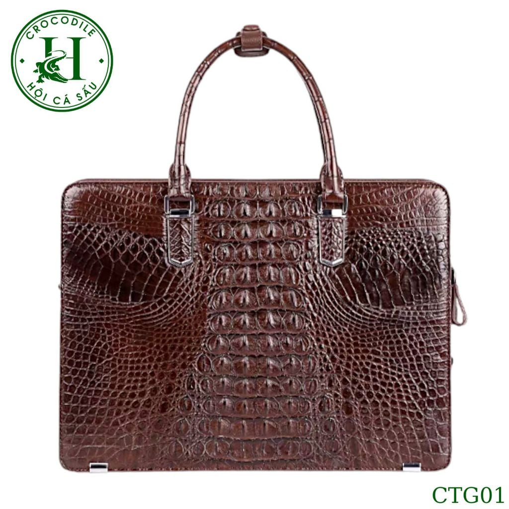 Cặp táp công sở da gù cá sấu cao cấp CTG01