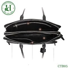 Cặp táp công sở da bụng cá sấu cao cấp CTB05