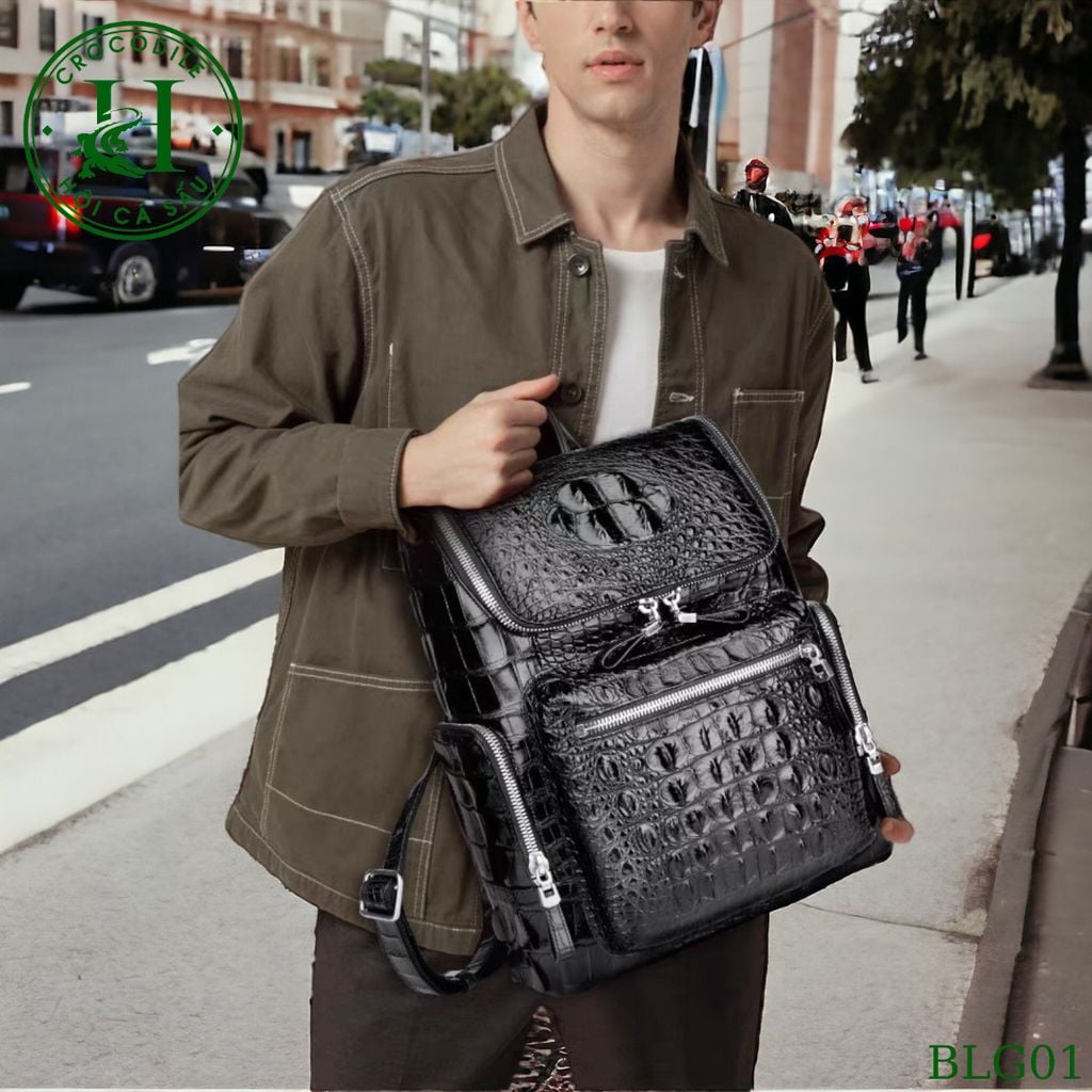 Balo da gù cá sấu cao cấp BLG01