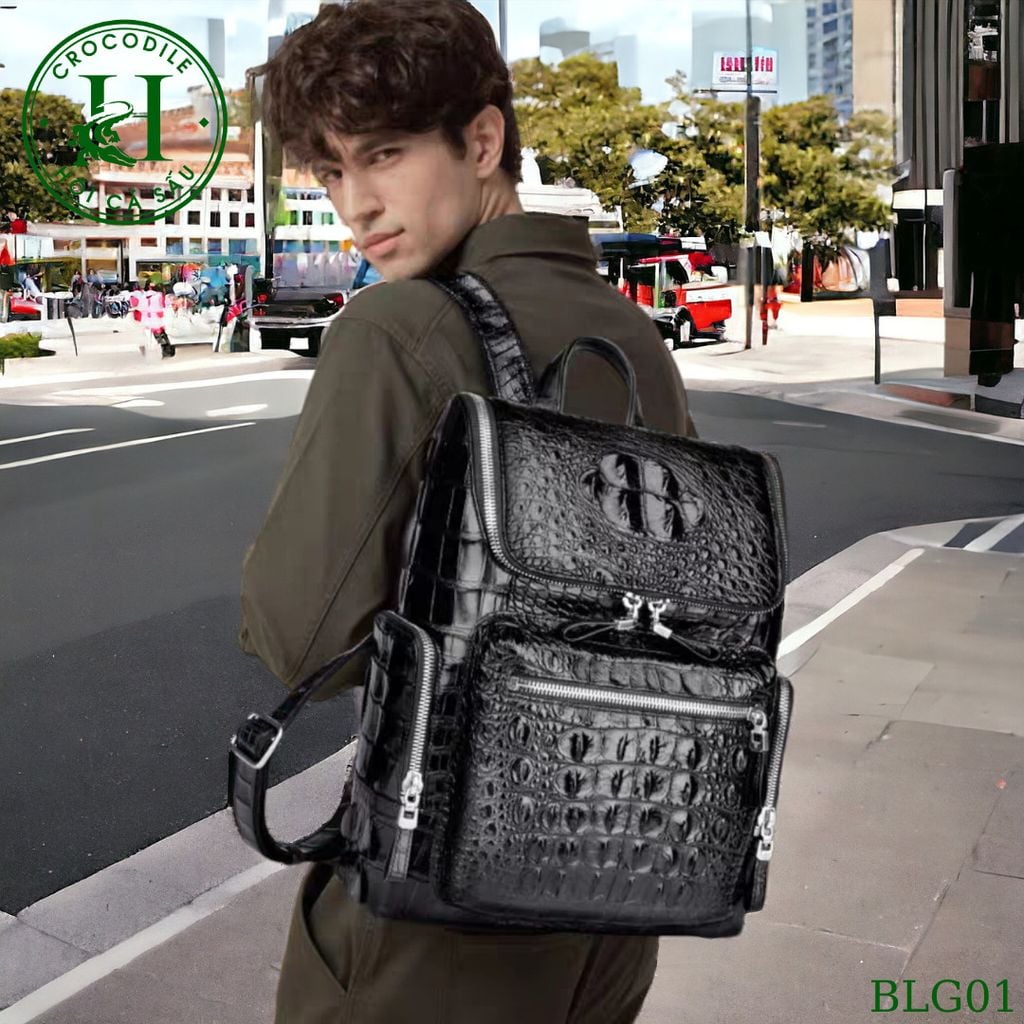 Balo da gù cá sấu cao cấp BLG01