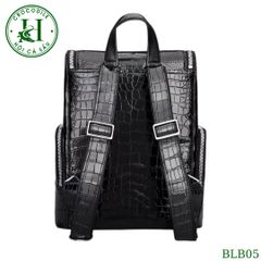 Balo da bụng cá sấu cao cấp BLB05
