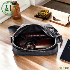 Túi chéo da cá sấu cao cấp TCG01