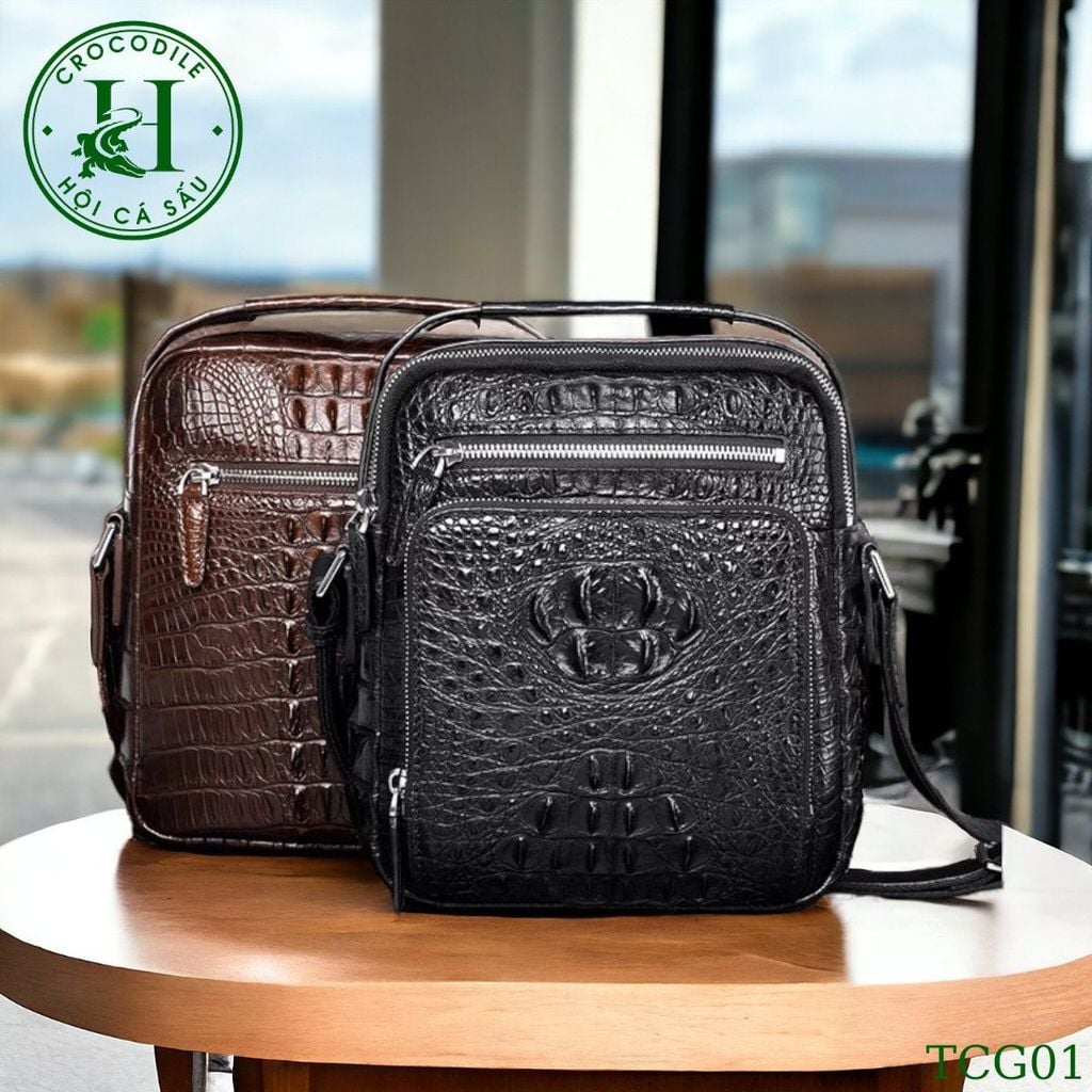 Túi chéo da cá sấu cao cấp TCG01