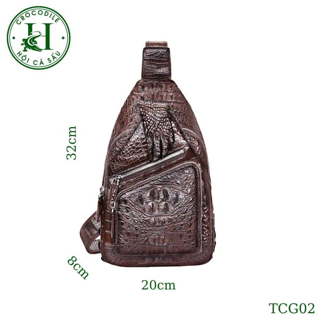 Túi chéo da cá sấu cao cấp TCG02