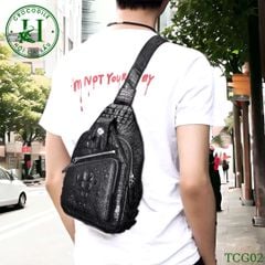 Túi chéo da cá sấu cao cấp TCG02