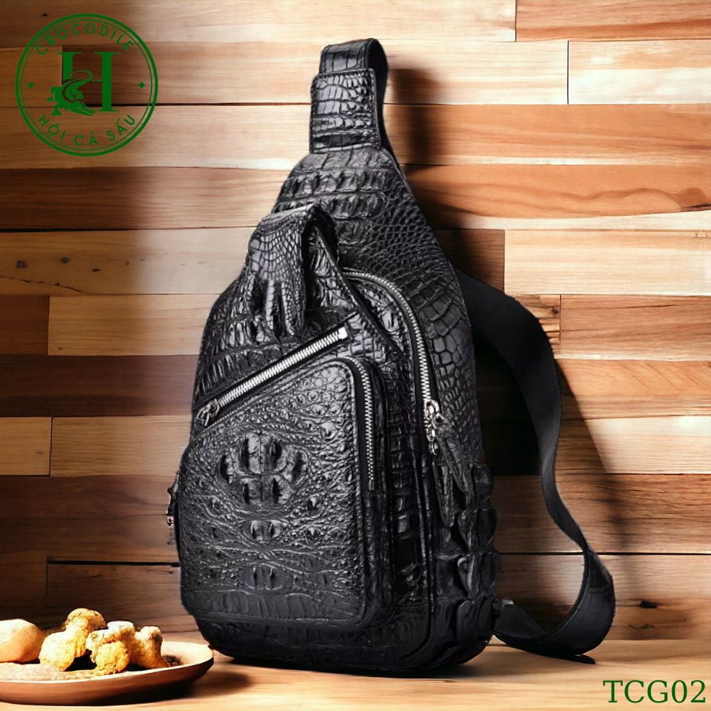 Túi chéo da cá sấu cao cấp TCG02