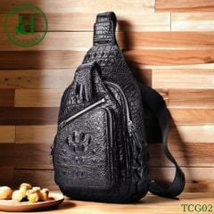 Túi chéo da cá sấu cao cấp TCG02
