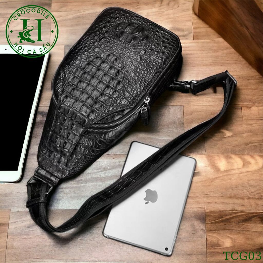 Túi chéo da cá sấu cao cấp TCG03