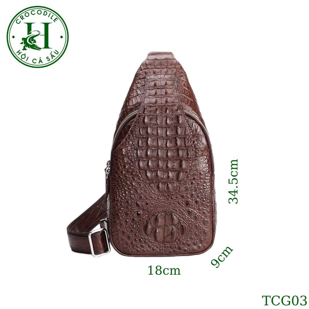 Túi chéo da cá sấu cao cấp TCG03