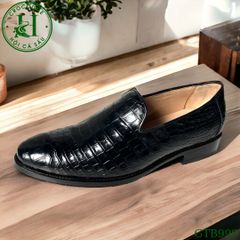 GTB999 – Giày Tây không dây da cá sấu thật | Sang trọng, tinh tế, thủ công cá nhân hóa