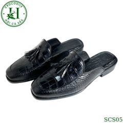 SCS05 – Giày sục da cá sấu thật thủ công | Thoải mái & đẳng cấp cho mùa hè