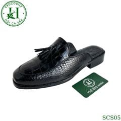 SCS05 – Giày sục da cá sấu thật thủ công | Thoải mái & đẳng cấp cho mùa hè
