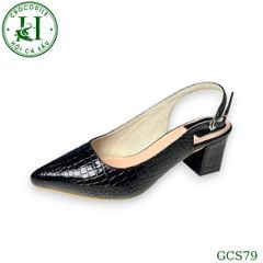 Giày nữ cao gót da cá sấu cao cấp GCS79