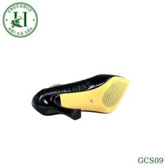 Giày nữ đế đúp da bụng cá sấu cao cấp GCS09