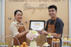 LỚP BÁNH PHÔ MAI NHẬT