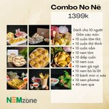  Combo No nê ( 10 người) 