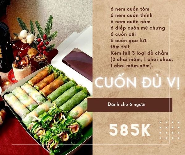  Combo Cuốn đủ vị (6 người) 