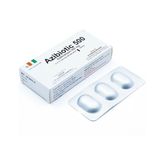  Thuốc Azibiotic 500 Medipharco kháng viêm, điều trị nhiễm khuẩn (2 vỉ x 3 viên) 